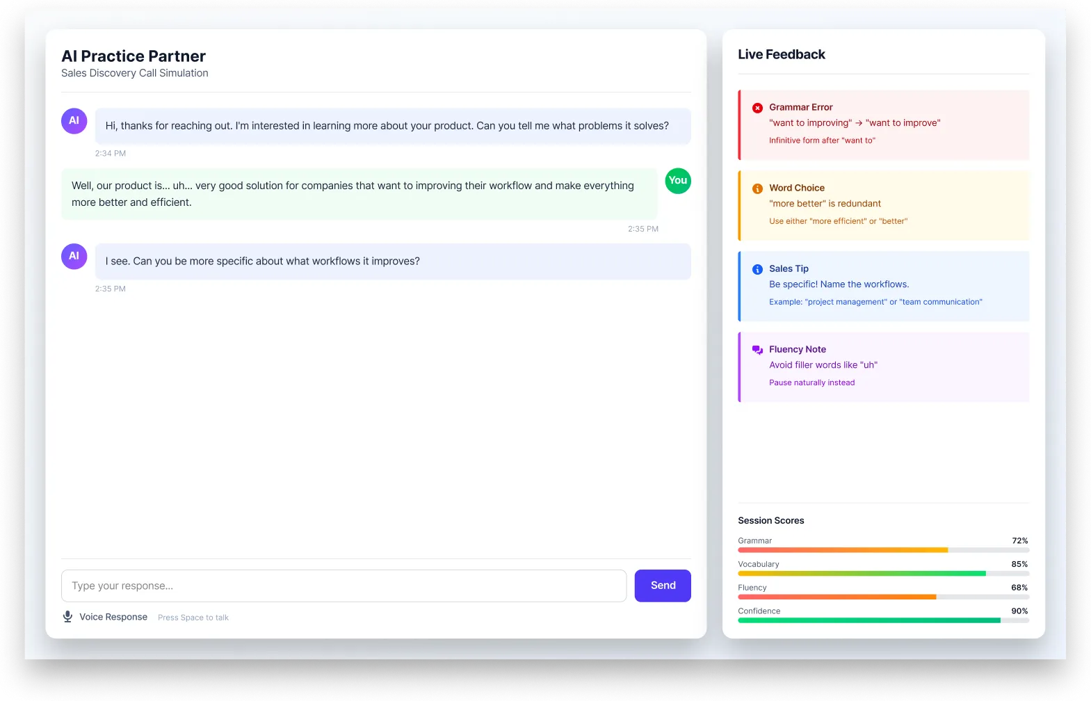 Englischtraining für Remote-Teams, Vertriebsteams und Kundensupport-Teams — Bedarfsmatrix für drei Teams mit Szenariofokus und Skill-Prioritäten nebeneinander